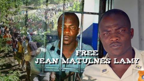 Jean Lamy Maltunes released from prison, on December 12, 2014 Credit: Radio VKM