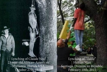 Henry Claude Jean hanged in Dominican Republic by a DR mob, From ImagesAttr