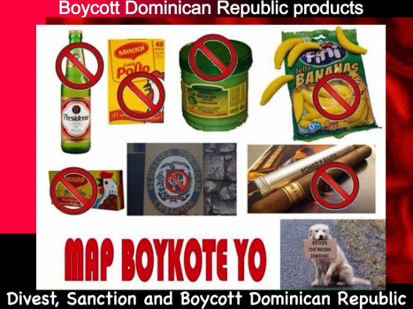 Boycott Dominican Republic products