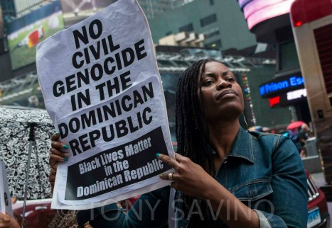 No to Civil Genocide in the Dominican Republic. Photo Credit: Tony Savino