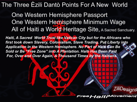 Three Simple Èzili Dantò Principles For A Just New  World