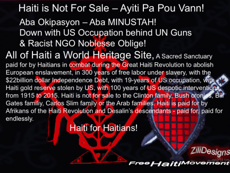 Sanctuary Haiti Haiti is not for Sale - Èzili Dantò designs