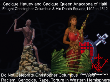 Queen Anacaona and Cacique Hatuey of Haiti