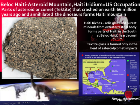 Haiti Riches - Purest Iridium at Beloc Haiti 